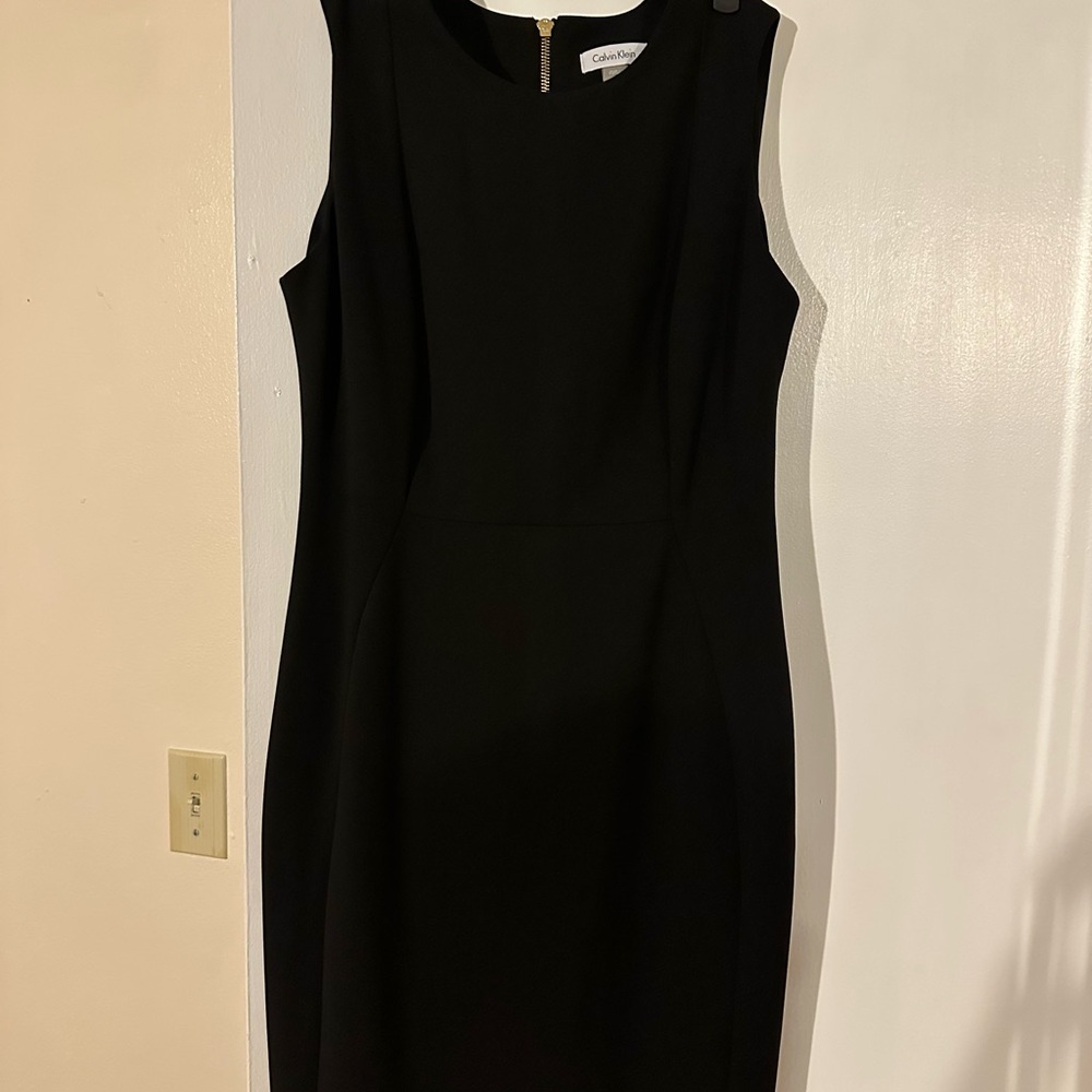 Calvin Klein Classic Black Midi Dress